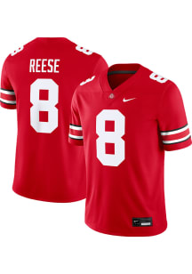 Arvell Reese  Nike Ohio State Buckeyes Red Name and Number Football Jersey