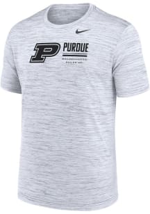 Nike Purdue Boilermakers White Velocity Legend Short Sleeve T Shirt