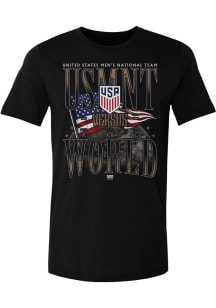 USMNT Black Versus The World Short Sleeve T Shirt