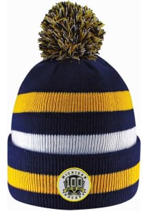 LogoFit Michigan Wolverines Yellow Primetime Mens Knit Hat