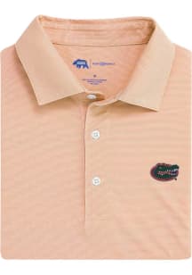 Onward Reserve Florida Gators Mens Orange Hairline Short Sleeve Fashion Polo