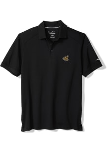 Tommy Bahama Iowa Hawkeyes Mens Black Team Captain Short Sleeve Fashion Polo