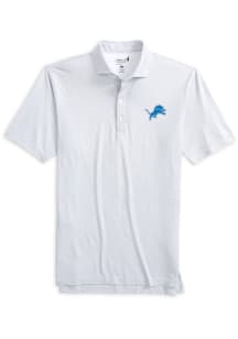 Johnnie O Detroit Lions Mens Black Slade Retro Short Sleeve Fashion Polo