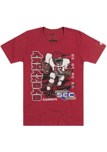 Homefield Arkansas Razorbacks Red Football SEC Football Short Sleeve Fashion T Shirt