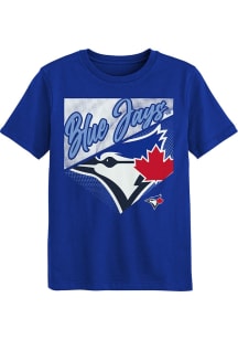 Toronto Blue Jays Boys Blue Prime Plate Short Sleeve T-Shirt