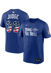 Aaron Judge New York Yankees Blue 2026 Home Run Derby Short Sleeve Player T Shirt