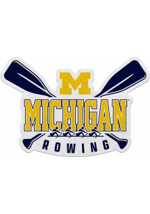 Michigan Wolverines Rowing Shape Cut Pennant - Navy Blue