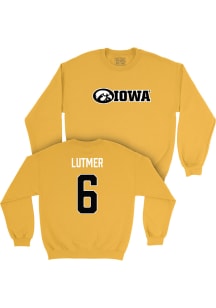 Zach Lutmer Iowa Hawkeyes Mens Gold NIL Legacy Crew Player Crew