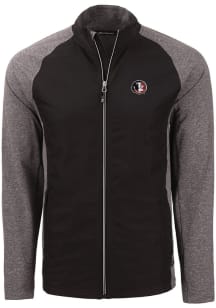 Cutter and Buck Florida State Seminoles Mens Black Vault Adapt Eco Medium Weight Jacket