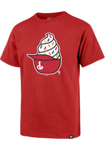 47 Philadelphia Phillies Youth Red Ice Cream Helmet Short Sleeve T-Shirt