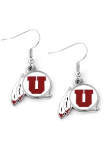 Utah Utes Logo Dangle Womens Earrings