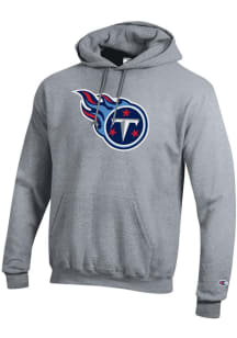 Champion Tennessee Titans Mens Grey Powerblend Long Sleeve Hoodie
