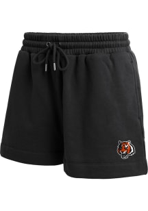 WEAR by Erin Andrews Cincinnati Bengals Womens Black Fleece Shorts