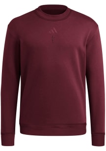 Adidas Arizona State Sun Devils Mens Maroon Ultimate365 Cozy Long Sleeve Crew Sweatshirt