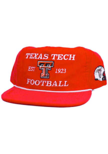 Texas Tech Red Raiders Red Football Corduroy Mens Snapback Hat