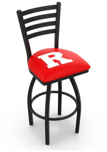 Rutgers Scarlet Knights High Back Swivel Pub Stool - Black