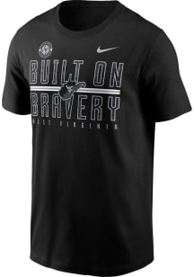 Nike West Virginia Mountaineers Black Built On Bravery Vintage Short Sleeve T Shirt
