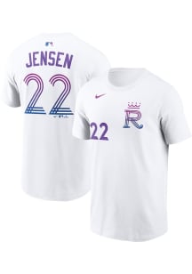 Carter Jensen Kansas City Royals White City Connect 2.0 Short Sleeve Player T Shirt