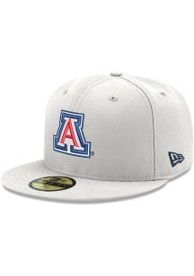 New Era Arizona Wildcats Mens White 59FIFTY Fitted Hat