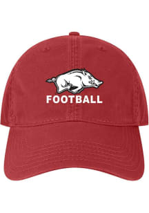 Legacy Arkansas Razorbacks Football Twill Adjustable Hat - Cardinal Red