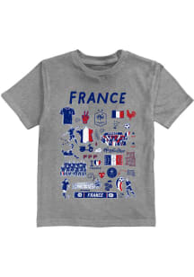 Vive La Fete France National Team Youth Ash Ian Short Sleeve T-Shirt