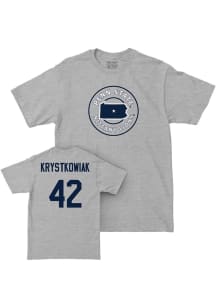 Finley Krystkowiak Penn State Nittany Lions Youth Grey NIL State Player Tee