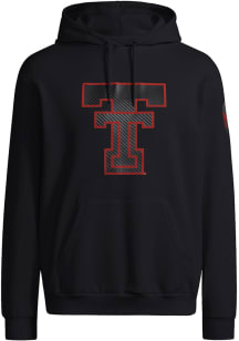 Adidas Texas Tech Red Raiders Mens Black Let's Ride Long Sleeve Hoodie
