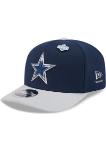 New Era Dallas Cowboys 2026 NFL Draft Split Panel Stretch 9SEVENTY Adjustable Hat - Navy Blue