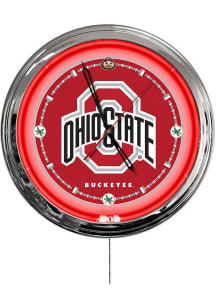 Ohio State Buckeyes Multi Color LED Wall Clock