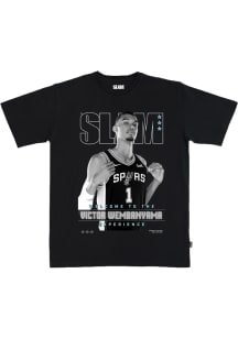 Victor Wembanyama San Antonio Spurs Black 247 Cover Short Sleeve Fashion Player T Shirt