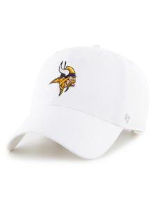 47 Minnesota Vikings Clean Up Adjustable Hat - White