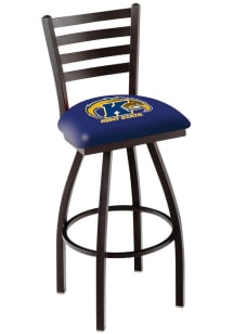Kent State Golden Flashes High Back Swivel Pub Stool - Black