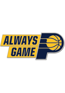 Indiana Pacers Souvenir Team Logo Slogan Pin - Yellow