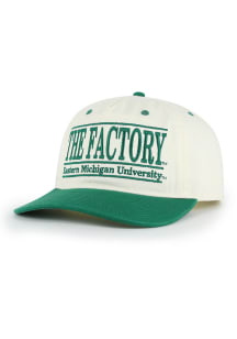 Eastern Michigan Eagles Retro Two Tone 5-Panel The Bar Adjustable Hat - Ivory