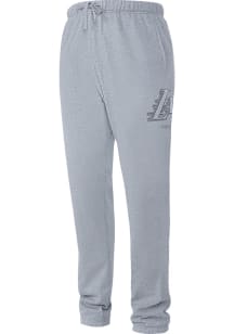 Pro Standard Los Angeles Lakers Mens Grey Neutral Retro Fashion Sweatpants