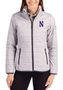 Cutter and Buck Northwestern Wildcats Womens Purple Rainier PrimaLoft Heavy Weight Jacket