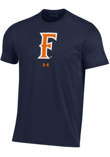 Under Armour Cal State Fullerton Titans Navy Blue Performance Short Sleeve T Shirt
