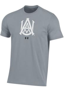 Under Armour Alabama A&M Bulldogs Grey Performance Short Sleeve T Shirt