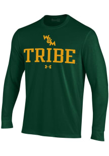 Under Armour William & Mary Tribe Green Performance Long Sleeve T Shirt