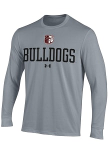 Under Armour Alabama A&M Bulldogs Grey Performance Long Sleeve T Shirt