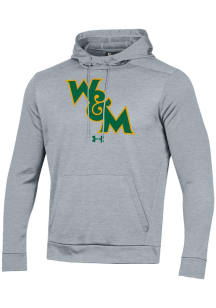 Under Armour William & Mary Tribe Mens Grey Fleece Hood