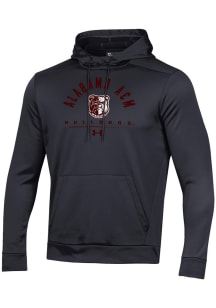 Under Armour Alabama A&M Bulldogs Mens Black Arched Fleece Hood
