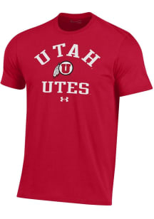 Under Armour Utah Utes Red Performance Design Short Sleeve T Shirt