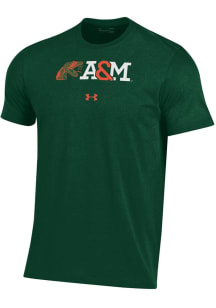 Under Armour Florida A&M Rattlers Green Performance Short Sleeve T Shirt