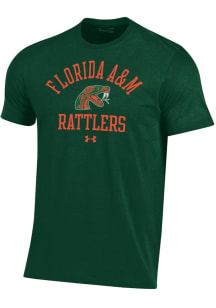 Under Armour Florida A&M Rattlers Green Arched Performance Short Sleeve T Shirt