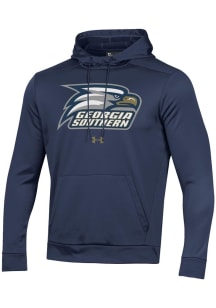 Under Armour Georgia Southern Eagles Mens Navy Blue Fleece Hood