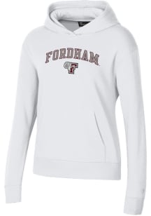 Under Armour Fordham Rams Womens White Rival Hooded Sweatshirt