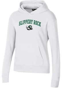 Under Armour Slippery Rock Womens White Rival Hooded Sweatshirt