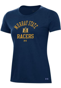 Under Armour Murray State Racers Womens Navy Blue Performance Short Sleeve T-Shirt