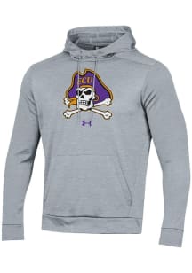 Under Armour East Carolina Pirates Mens Grey Fleece Hood
